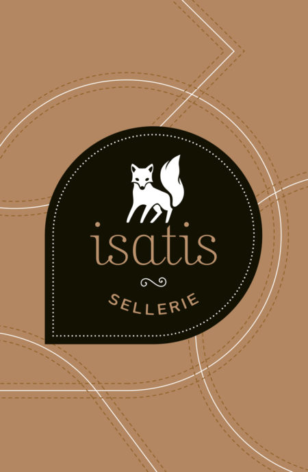 isatis-Creation logo bourrelier sellerie Jura - Christelle Cuche