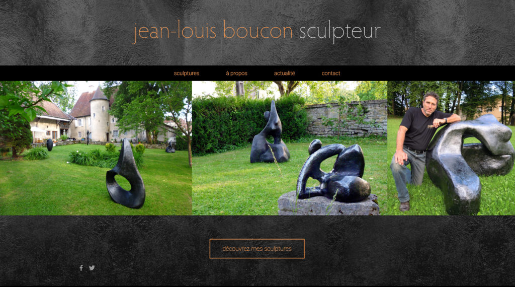Site internet Sculpteur Jean-Louis Boucon