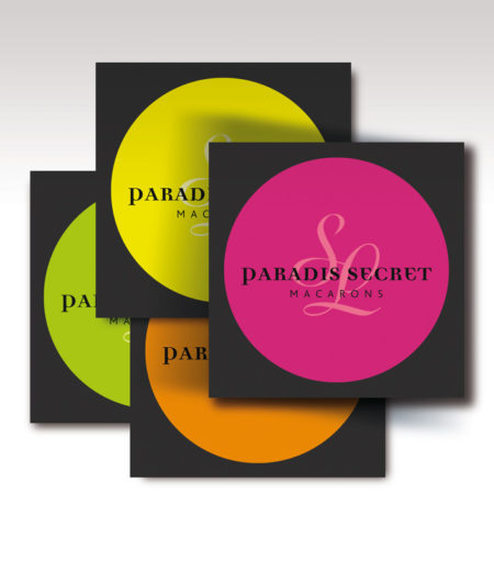 Création logo créatrice de macarons