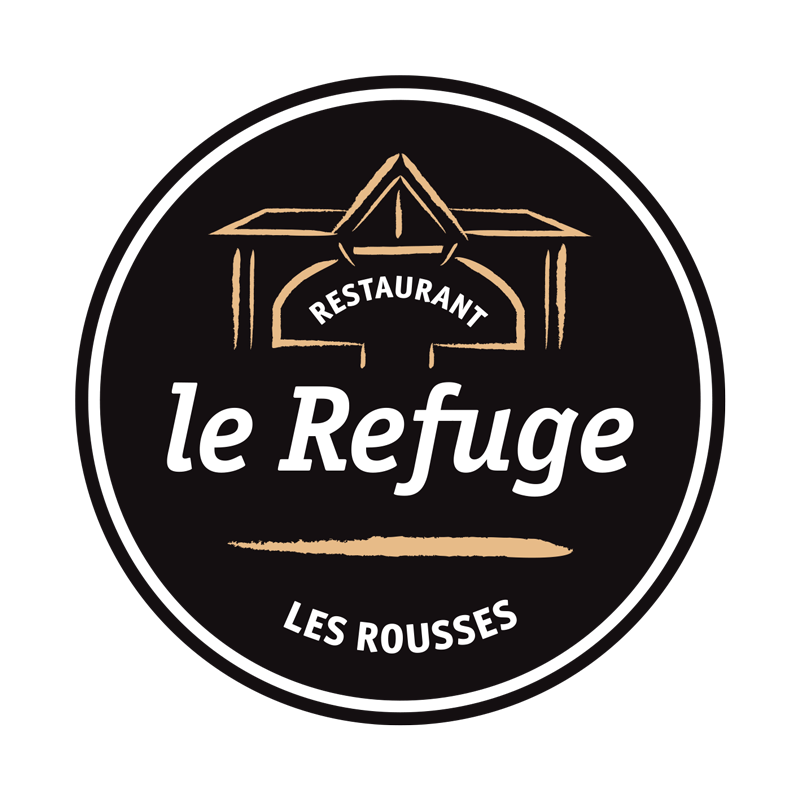 Création logo restaurant le refuge - Les Rousses