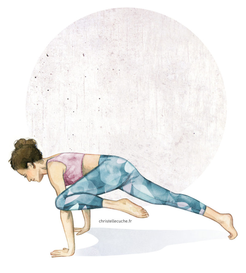 Illustration yoga - Christelle Cuche